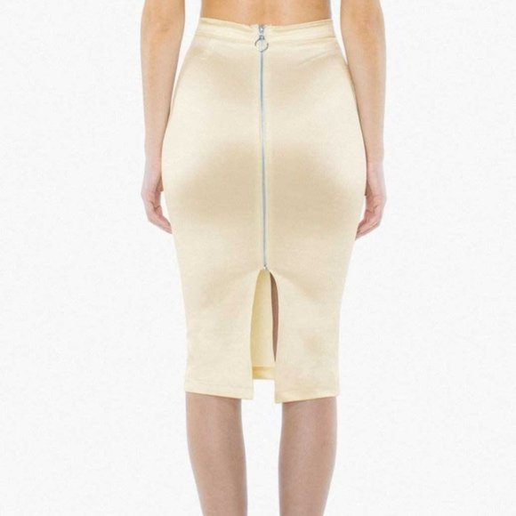 American Apparel Disco Midi Skirt size S NEW - Picture 3 of 8